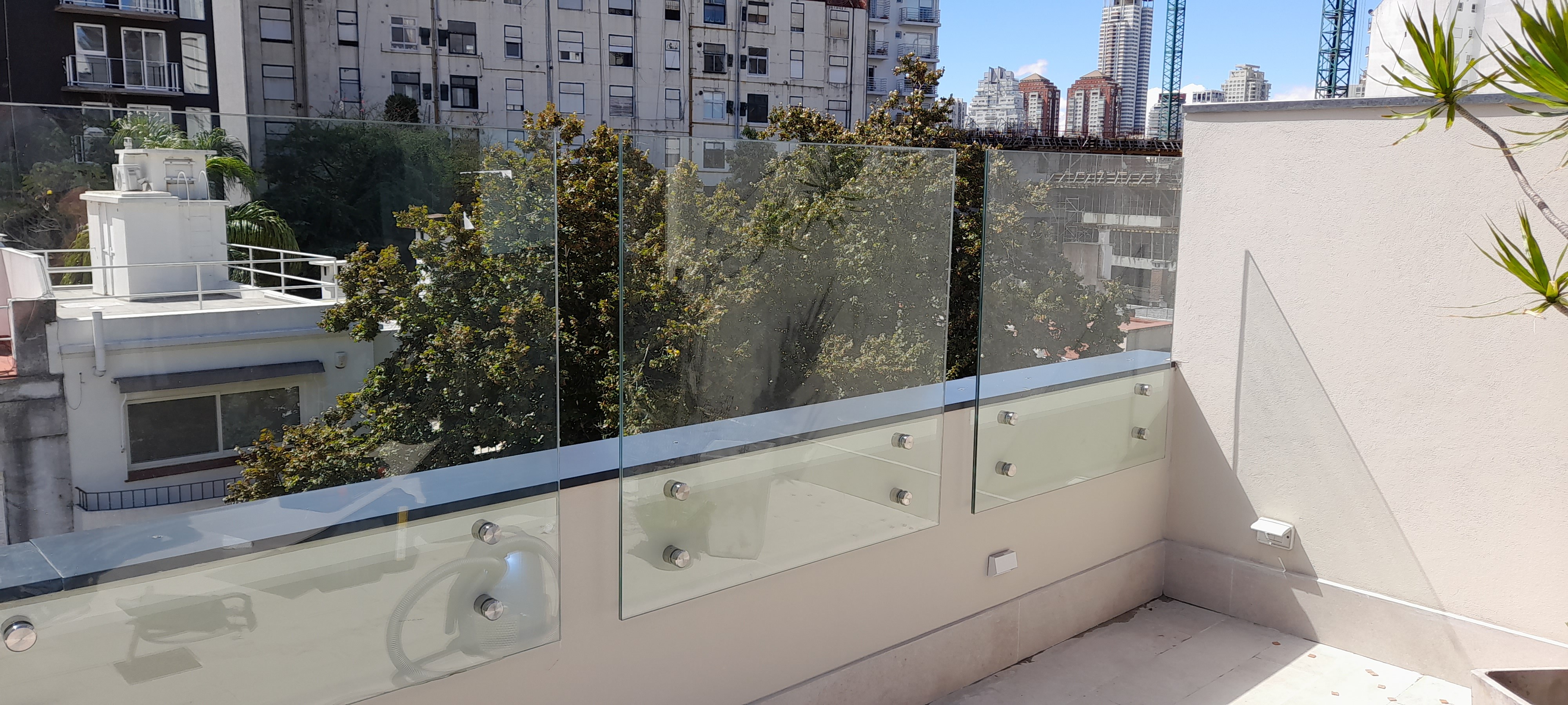 Barandas de vidrio templado proyecto 19