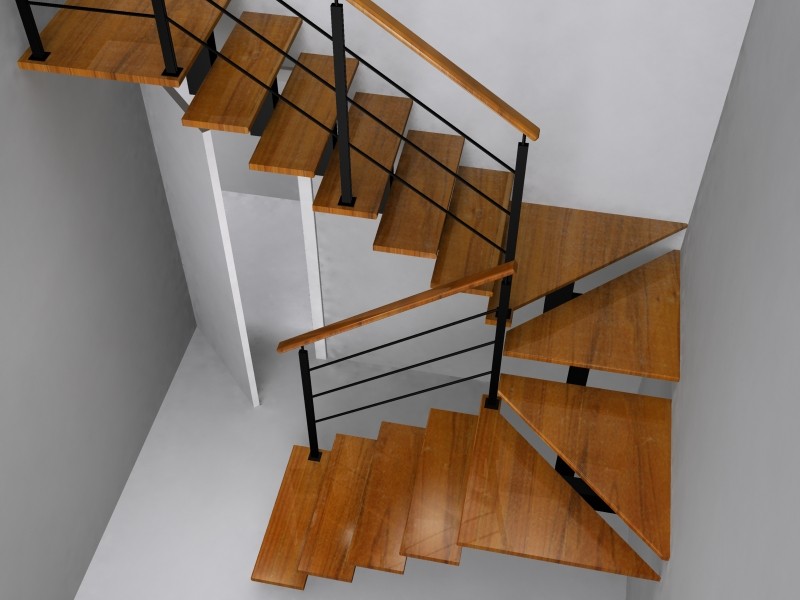 Escaleras de estructura lateral - Proyecto 3