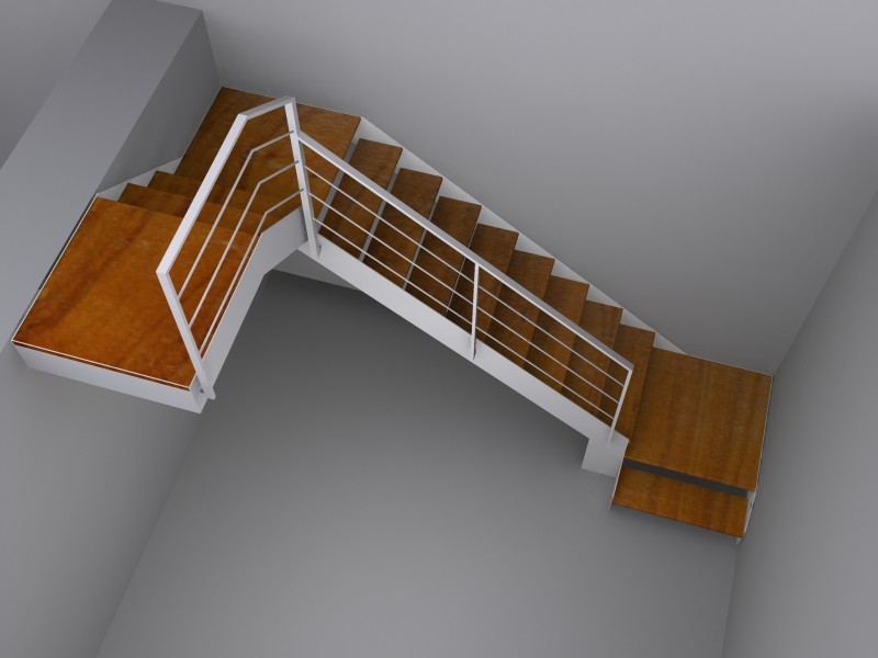 Escaleras de estructura lateral - Proyecto 4