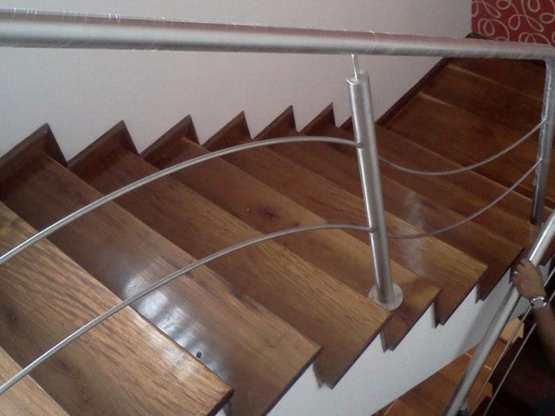 Barandas de acero inoxidable con varillas - Proyecto 6